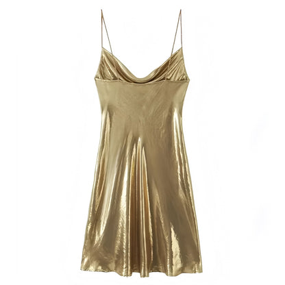 Metallic Muse Dress